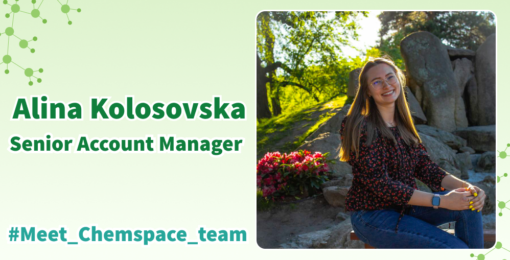 Meet Chemspace Team campaign. Senior Account Manager - Alina Kolosovska!